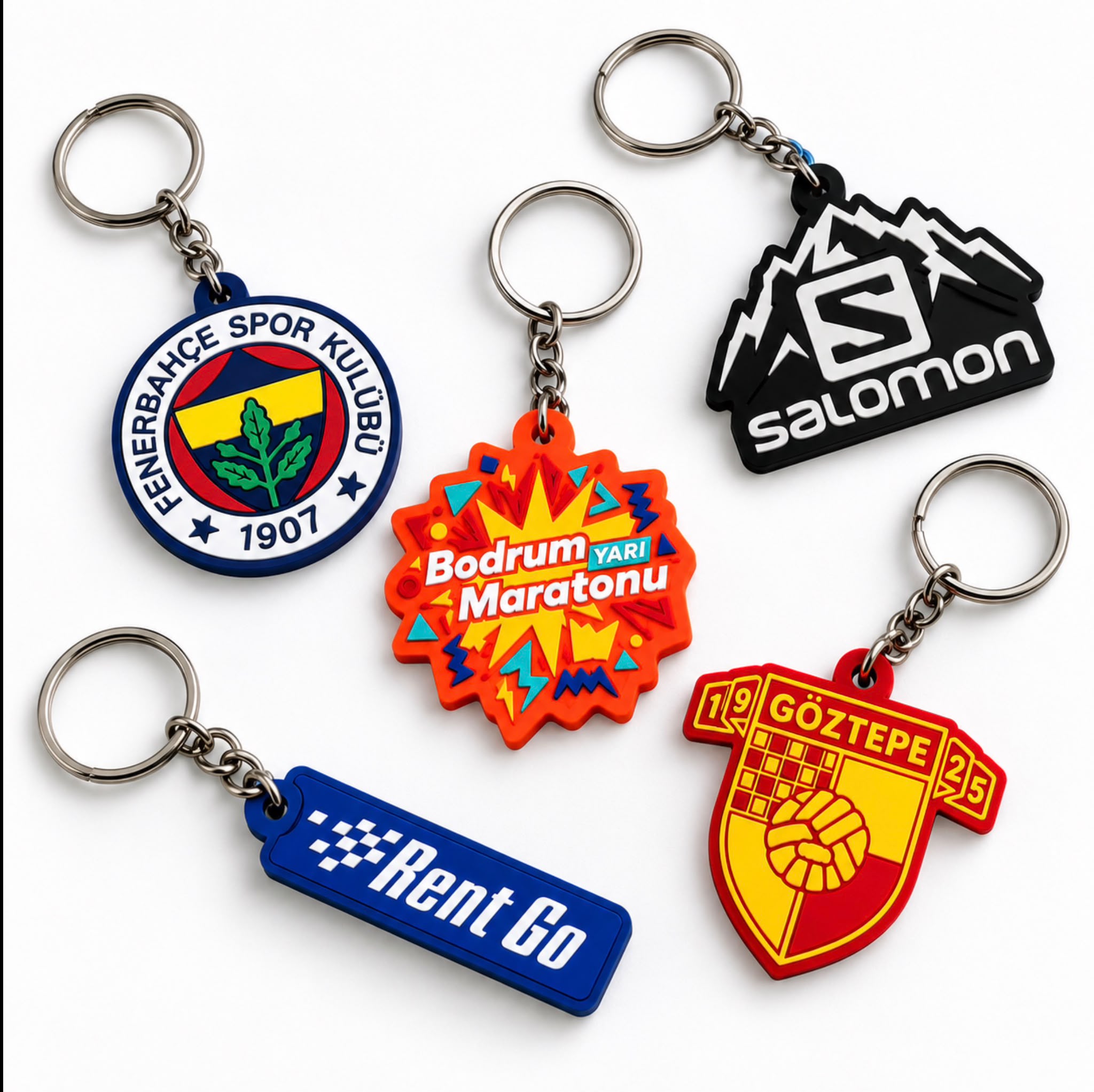 Özel Şekilli PVC Anahtarlık